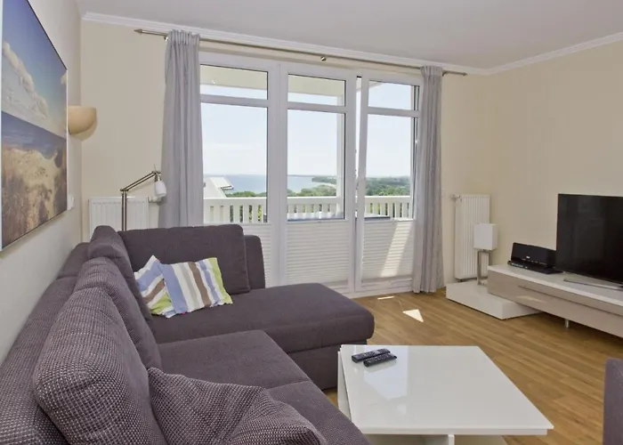 شقة Meeresblickresidenzen Ferienwohnung Nr 24 Mit Sauna- Und Schwimmbadnutzung Im Ahoi Sellin غورين